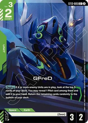 GFreD (C+) (ST13-005) - Starter Deck 13 Silent Barrage Holofoil