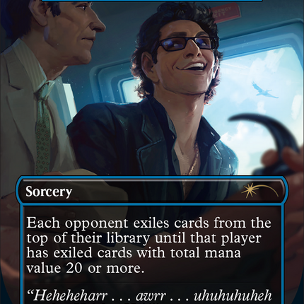 Tasha's Hideous Laughter (SLD-1395) - Secret Lair Drop / Malcolm's Mercurial Mirth (Borderless)