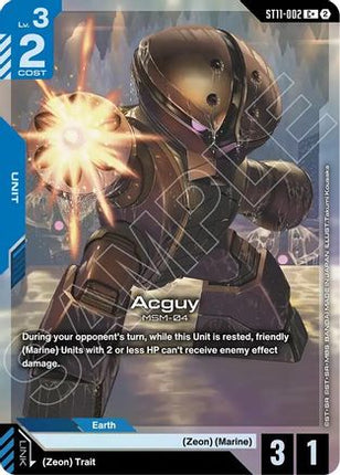 Acguy (C+) (ST11-002) - Starter Deck 11 Aquatic Assault Holofoil