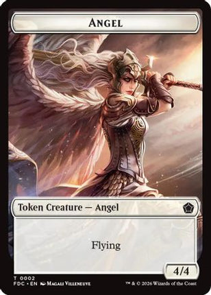 Angel (0002) // The Monarch Double-Sided Token (FDC-2 // 17) - Commander: Foundations
