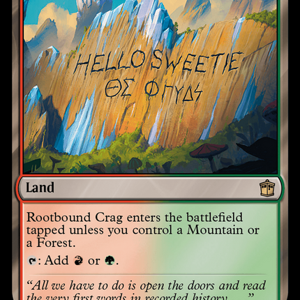 Rootbound Crag (WHO-300) - Doctor Who Foil