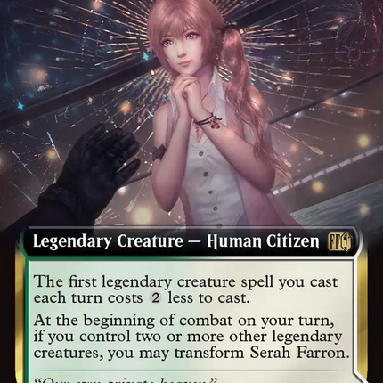Serah Farron // Crystallized Serah (FIN-506) - FINAL FANTASY: (Extended Art) Foil