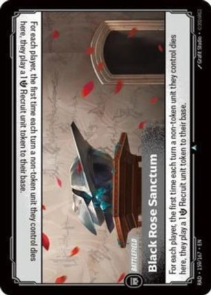Black Rose Sanctum (159/167) - Radiance Foil