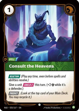 Consult the Heavens (025/167) - Radiance Foil