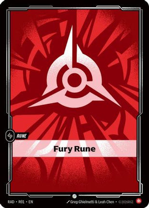 Fury Rune (R01) - Radiance Foil