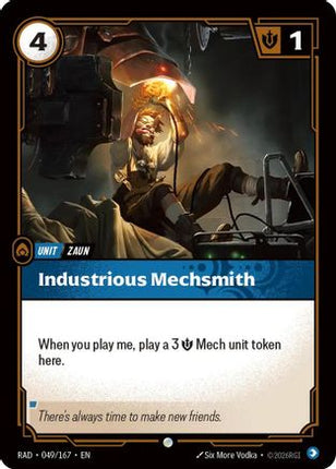Industrious Mechsmith (049/167) - Radiance Foil