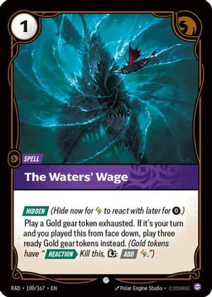 The Waters' Wage (100/167) - Radiance Foil