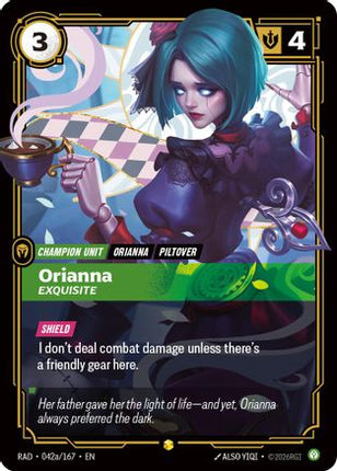 Orianna, Exquisite (Alternate Art) (042a/167) - Radiance Foil