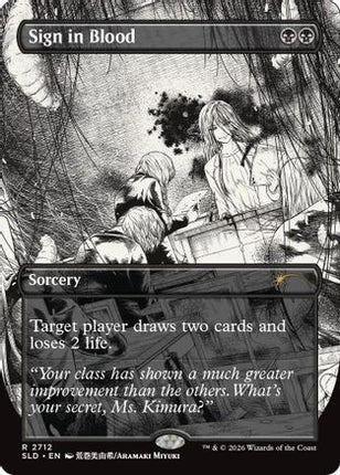 Sign in Blood (SLD-2712) - Secret Lair Drop Series