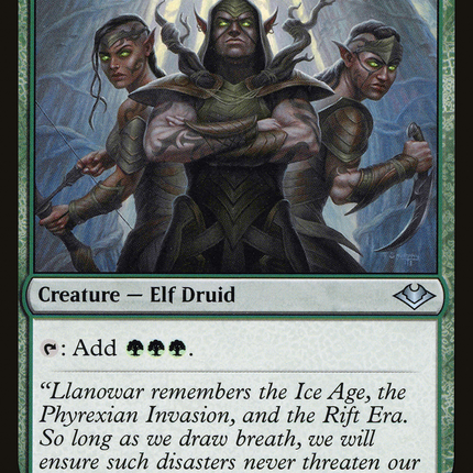 Llanowar Tribe (MH1-170) - Modern Horizons Foil