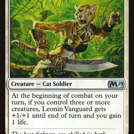Leonin Vanguard (M19-022) - Core Set 2019 Foil