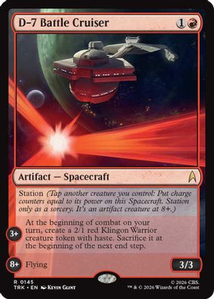D-7 Battle Cruiser (TRK-145) - Star Trek