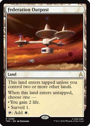 Federation Outpost (TRK-282) - Star Trek Foil