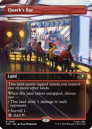 Quark's Bar (Borderless) (0335) (TRK-335) - Star Trek Foil