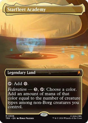 Starfleet Academy (Borderless) (TRK-336) - Star Trek Foil