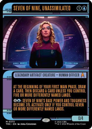 Seven of Nine, Unassimilated (Showcase) (TRK-373) - Star Trek