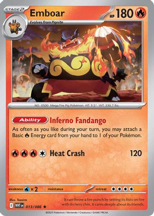 Emboar 013/086  Deck Exclusives - Rare