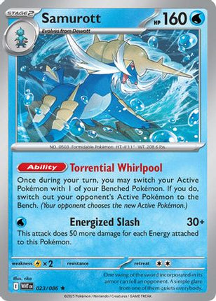 Samurott 023/086  Deck Exclusives - Rare