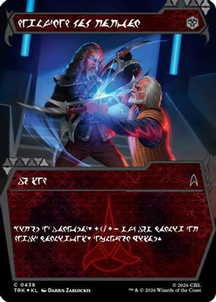 A Good Day to Die (Showcase) (Klingon) (TRK-438) - Star Trek Foil