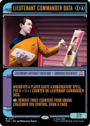 Lieutenant Commander Data (Showcase) (TRK-371) - Star Trek Foil