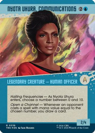 Nyota Uhura, Communications (Showcase) (Surge Foil) (TRK-536) - Star Trek Foil