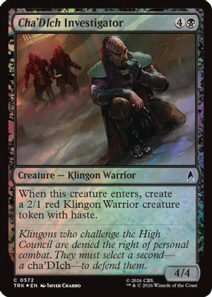 Cha'Dich Investigator (Surge Foil) (TRK-572) - Star Trek Foil