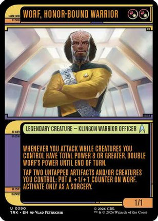 Worf, Honor-Bound Warrior (Showcase) (0390) (TRK-390) - Star Trek