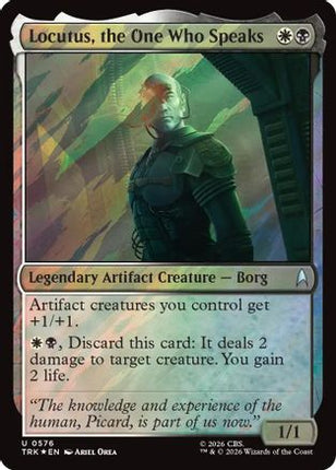 Locutus, the One Who Speaks (Surge Foil) (TRK-576) - Star Trek Foil