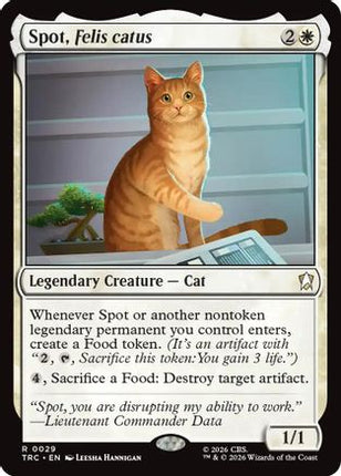 Spot, Felis catus (Surge Foil) (TRC-029) - Commander: Star Trek Foil