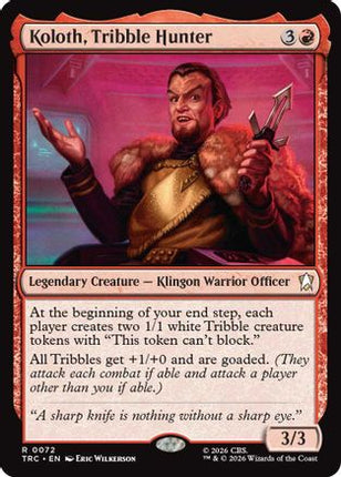 Koloth, Tribble Hunter (TRC-072) - Commander: Star Trek