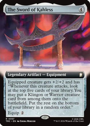 The Sword of Kahless (Extended Art) (TRC-357) - Commander: Star Trek