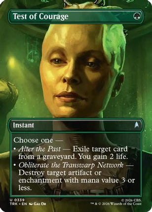 Test of Courage (Borderless) (TRK-339) - Star Trek Foil