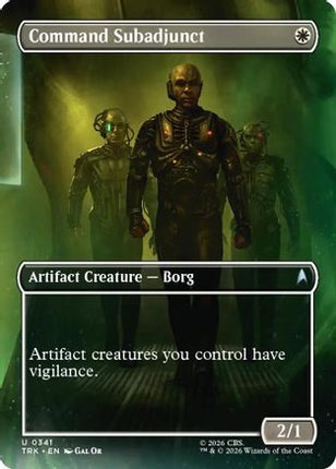 Command Subadjunct (Borderless) (TRK-341) - Star Trek Foil