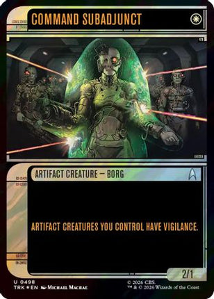 Command Subadjunct (Showcase) (Surge Foil) (TRK-498) - Star Trek Foil