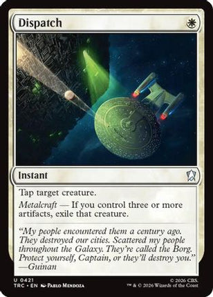 Dispatch (Surge Foil) (TRC-421) - Commander: Star Trek Foil