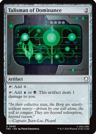 Talisman of Dominance (Surge Foil) (TRC-505) - Commander: Star Trek Foil