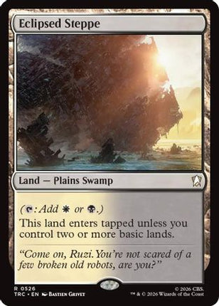 Eclipsed Steppe (Surge Foil) (TRC-526) - Commander: Star Trek Foil