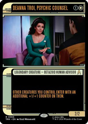 Deanna Troi, Psychic Counsel (Showcase) (TRK-365) - Star Trek