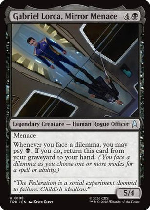Gabriel Lorca, Mirror Menace (TRK-108) - Star Trek Foil