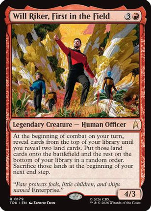 Will Riker, First in the Field (TRK-179) - Star Trek