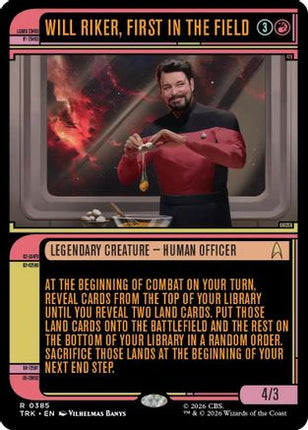 Will Riker, First in the Field (Showcase) (TRK-385) - Star Trek
