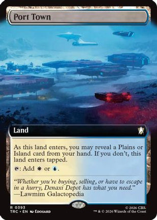 Port Town (Extended Art) (TRC-393) - Commander: Star Trek