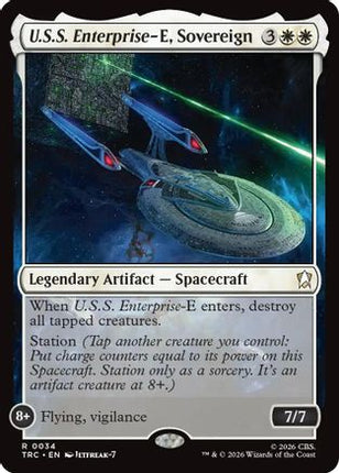 U.S.S. Enterprise-E, Sovereign (TRC-034) - Commander: Star Trek