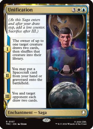 Unification (Surge Foil) (TRC-107) - Commander: Star Trek Foil