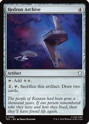 Hedron Archive (Surge Foil) (TRC-492) - Commander: Star Trek Foil