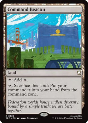 Command Beacon (Surge Foil) (TRC-520) - Commander: Star Trek Foil