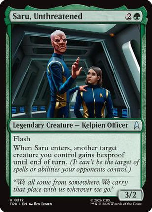 Saru, Unthreatened (TRK-212) - Star Trek