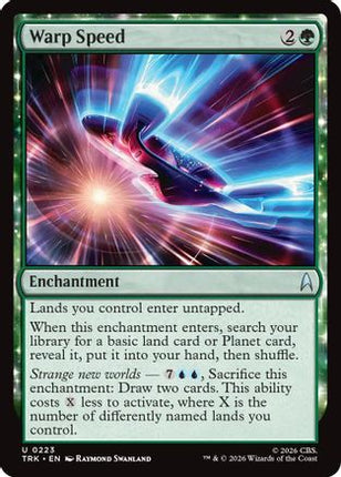 Warp Speed (TRK-223) - Star Trek Foil
