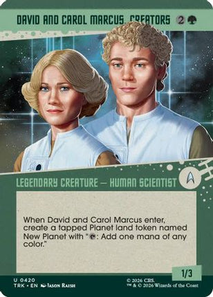 David and Carol Marcus, Creators (Showcase) (TRK-420) - Star Trek Foil