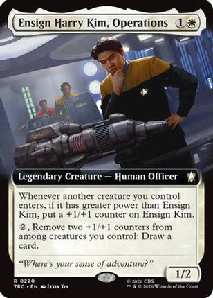Ensign Harry Kim, Operations (Extended Art) (TRC-220) - Commander: Star Trek